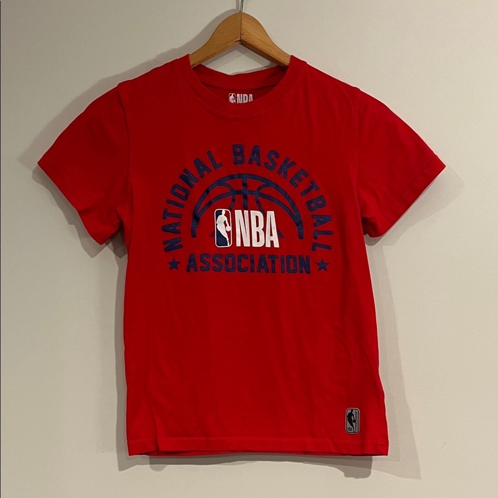 NBA Graphic Tee Short Sleeve Basketball Cotton Youth Boys Large Unisex